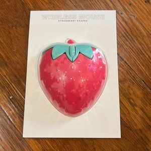 Strawberry wireless mouse for laptop/computer